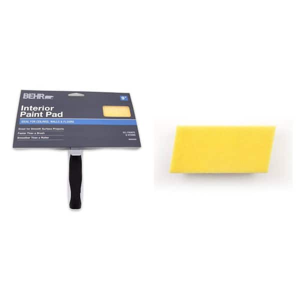 9 in. Interior Paint Pad Applicator and 6 in. Multi Painter for Edging and Trimming Combo