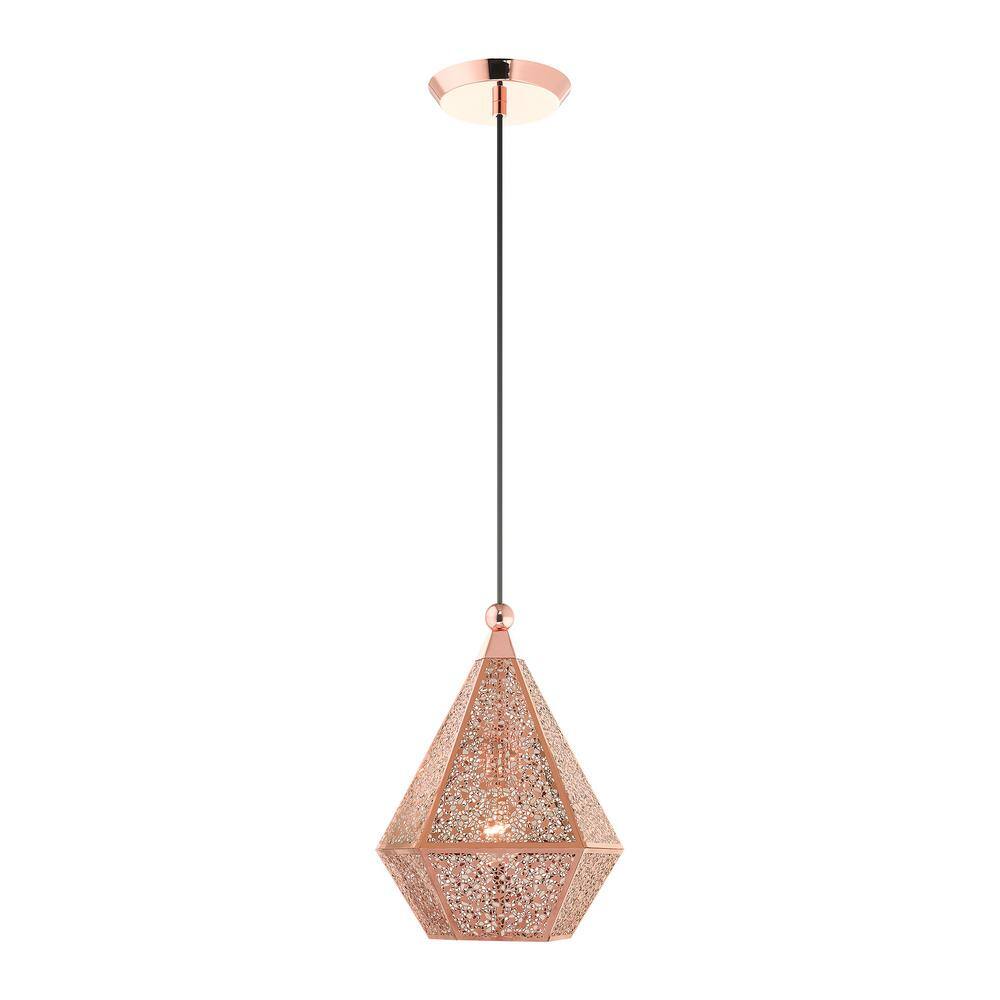 rose gold ceiling light fitting