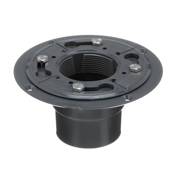 OATEY PVC Shower Drain Base with Clamp Ring Collar