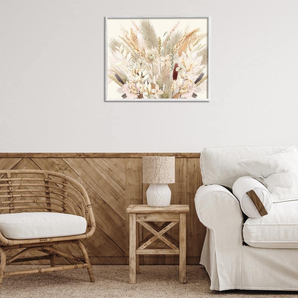 Natural Wheat & Country Herbs by Val Rhodes White Framed Nature Giclee Art Print 24 in. x 30 in. price history on PriceWatchPro