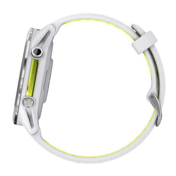Garmin Forerunner 970 Running Smartwatch in Whitestone/Amp Yellow 
