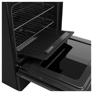 30 in. 5 Element Smart Slide-In Electric Convection Range in Black Slate with EasyWash Oven Tray And No-Preheat Air Fry