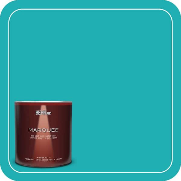 BEHR MARQUEE 1 qt. Home Decorators Collection #HDC-SP16-06 Larkspur Blue Matte Interior Paint & Primer