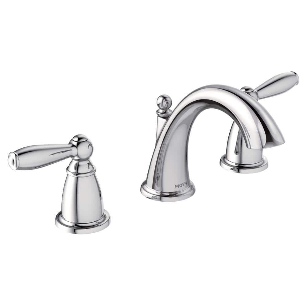 MOEN Brantford 8 in. Widespread 2-Handle High-Arc Bathroom Faucet Trim Kit in Chrome (Valve Not Included) T6620 Sansujyuku sansujyuku.com