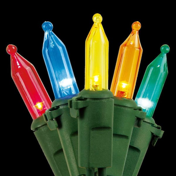 Home Accents Holiday 100-Light LED Multi-Color Mini Light Set