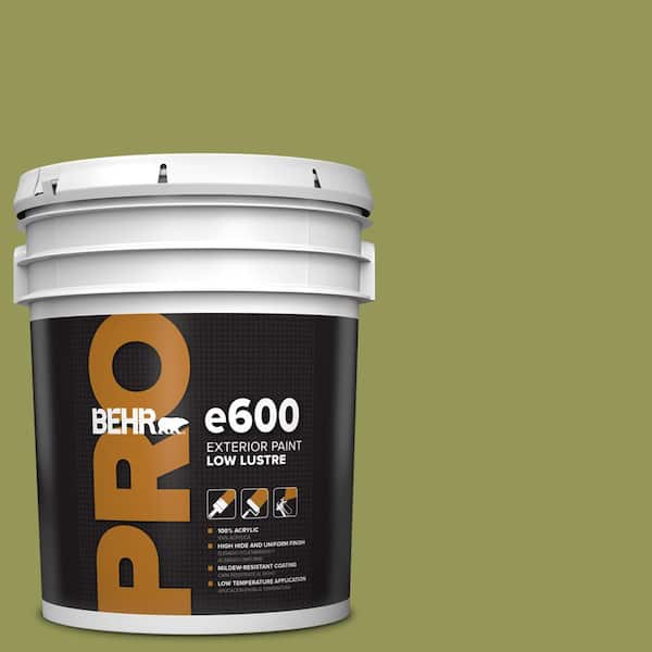 BEHR PRO 5 gal. #400D-6 Grape Leaves Low Luster Exterior Paint