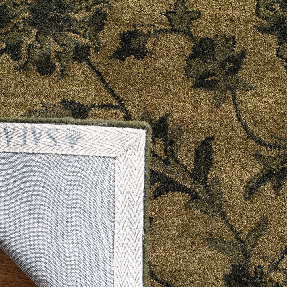 Hand-tufted Elegance Square Gray Wool 6' Area Rug