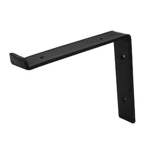 1/2/4/6/8/12 Metal Fixed Lot NEW Black Decorative 8” x 10” Steel Shelf Brackets 