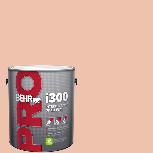 1 gal. #M180-3 Flamingo Feather Dead Flat Interior Paint