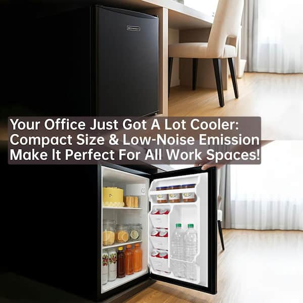 17.6 in. 2.7 cu. ft. Mini Refrigerator in Black, ENERGY STAR Qualified