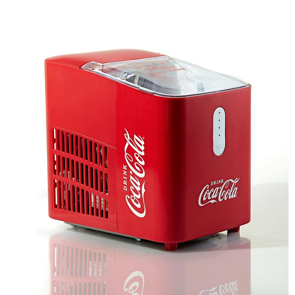 Coca-Cola Red Portable Countertop Ice Maker