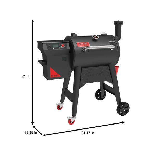 Dyna-Glo Signature Series 460 sq. in. Pellet Grill in Black DGSS450BPW-D -  The Home Depot