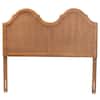 Baxton Studio Tobin Brown King Headboard 181-11126-HD