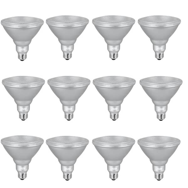 Feit Electric 120W Equivalent PAR38 Dimmable LED Cold Start Weatherproof Light Bulb, Warm White 3000K (12-Pack)