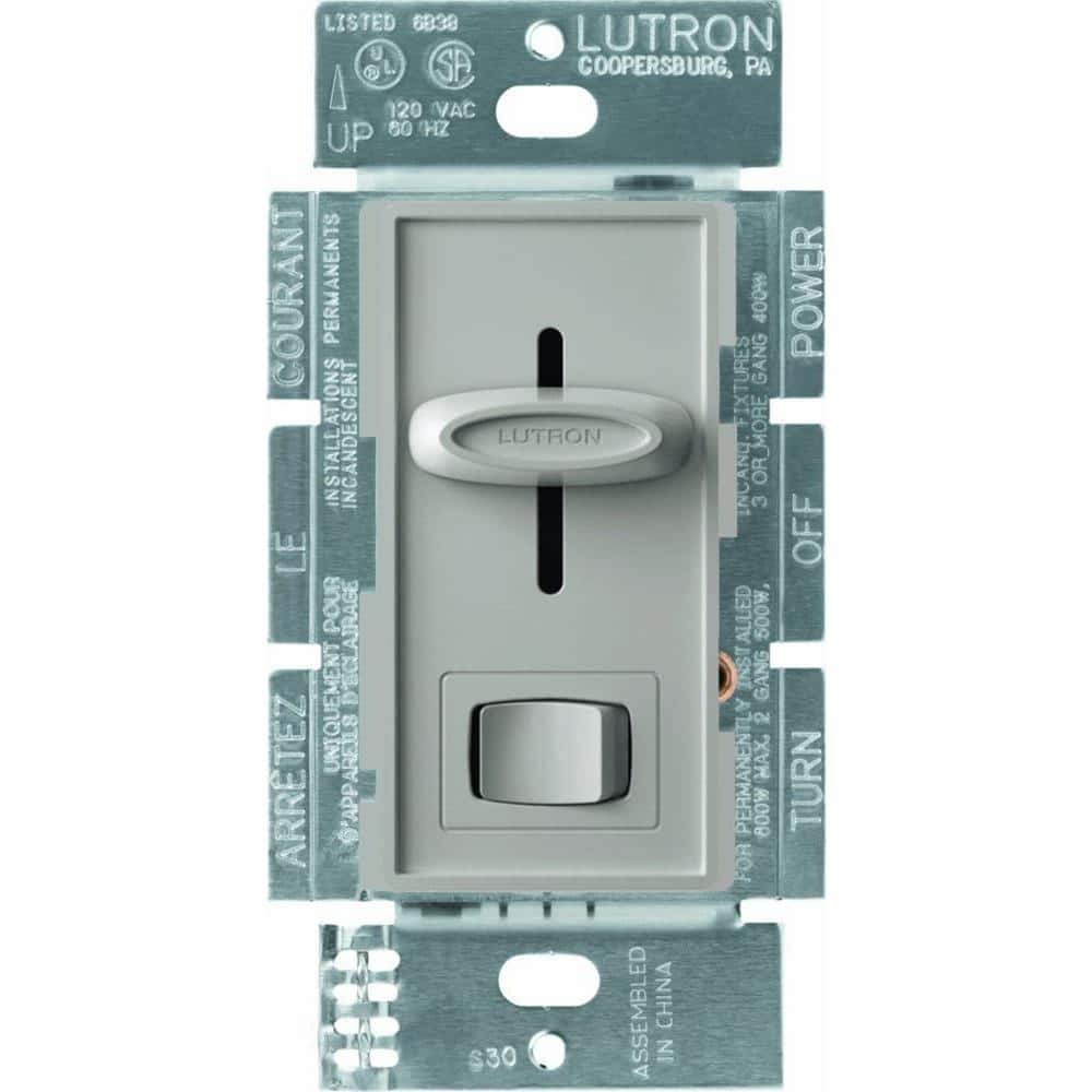 Skylark Slide Dimmer Switch for Electronic Low-Voltage, 300-Watt Incandescent/Single-Pole or 3-Way, Gray (SELV-303P-GR) price history on PriceWatchPro