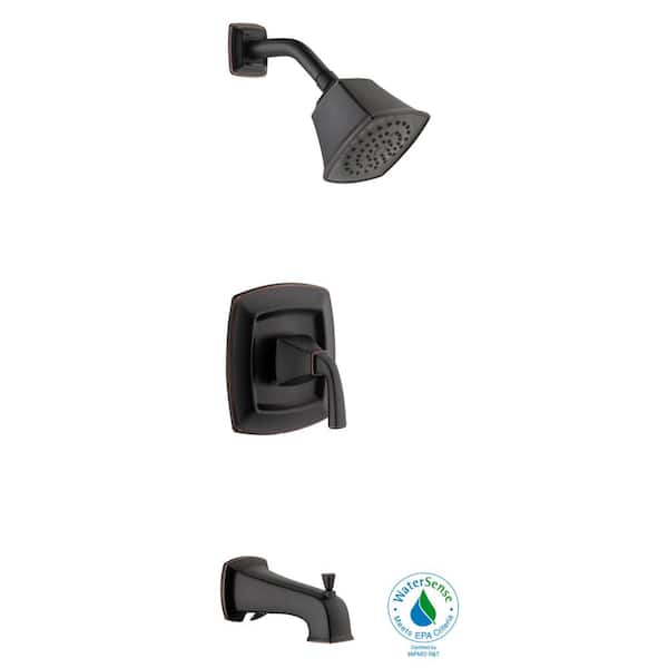 Mason Single-Handle 1-Spray Tub and Shower Faucet in Bronze Mason Single-Handle 1-Spray Tub and Shower Faucet in Bronze