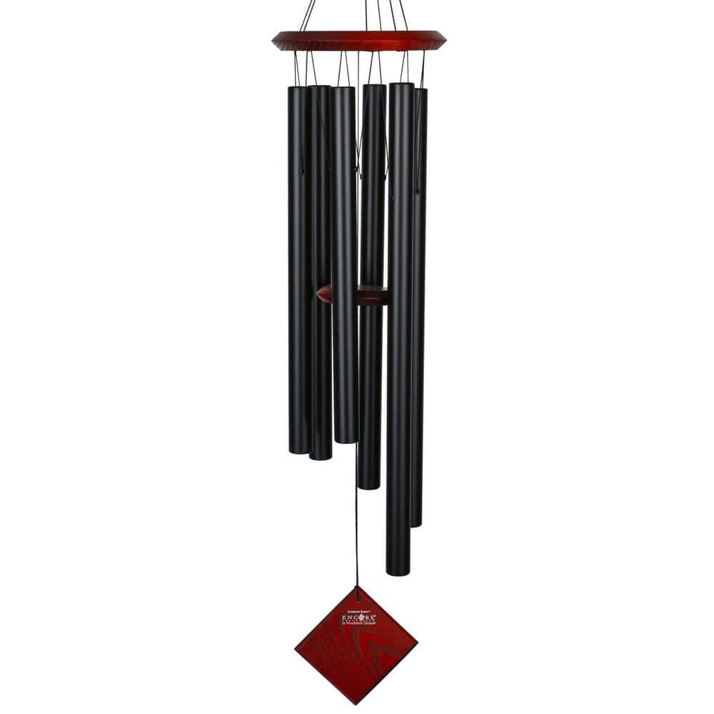 WOODSTOCK CHIMES Encore Collection, Chimes of Earth, 37 in. Black Wind ...