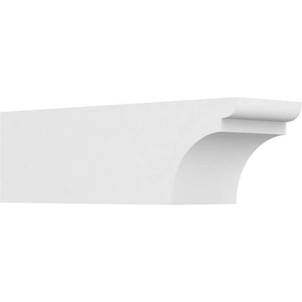 Ekena Millwork 6 in. x 6 in. x 20 in. Yorktown PVC Rafter Tail Brace