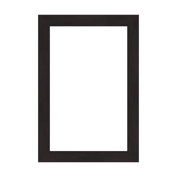 Amanti Art Mirror Makeover Furniture Espresso Narrow 17.25 in. W x 25.25 in. H Bathroom Mirror Frame Border Kit-Fits a 16x24 mirror