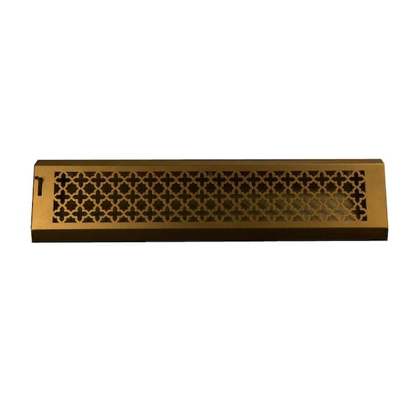 SteelCrest Victorian 24 in. Baseboard, Supply, Oil Rubbed Bronze/Powder Coat