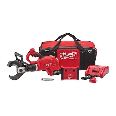M18 18-Volt Lithium-Ion Cordless FORCE LOGIC 3 in. Underground Cable Cutter w/Wireless Remote Kit W/ (1) 5.0Ah Battery