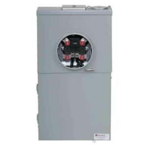 200 Amp 4-Space 8-Circuit BR Type Main Breaker Meter Breaker Trailer Panel