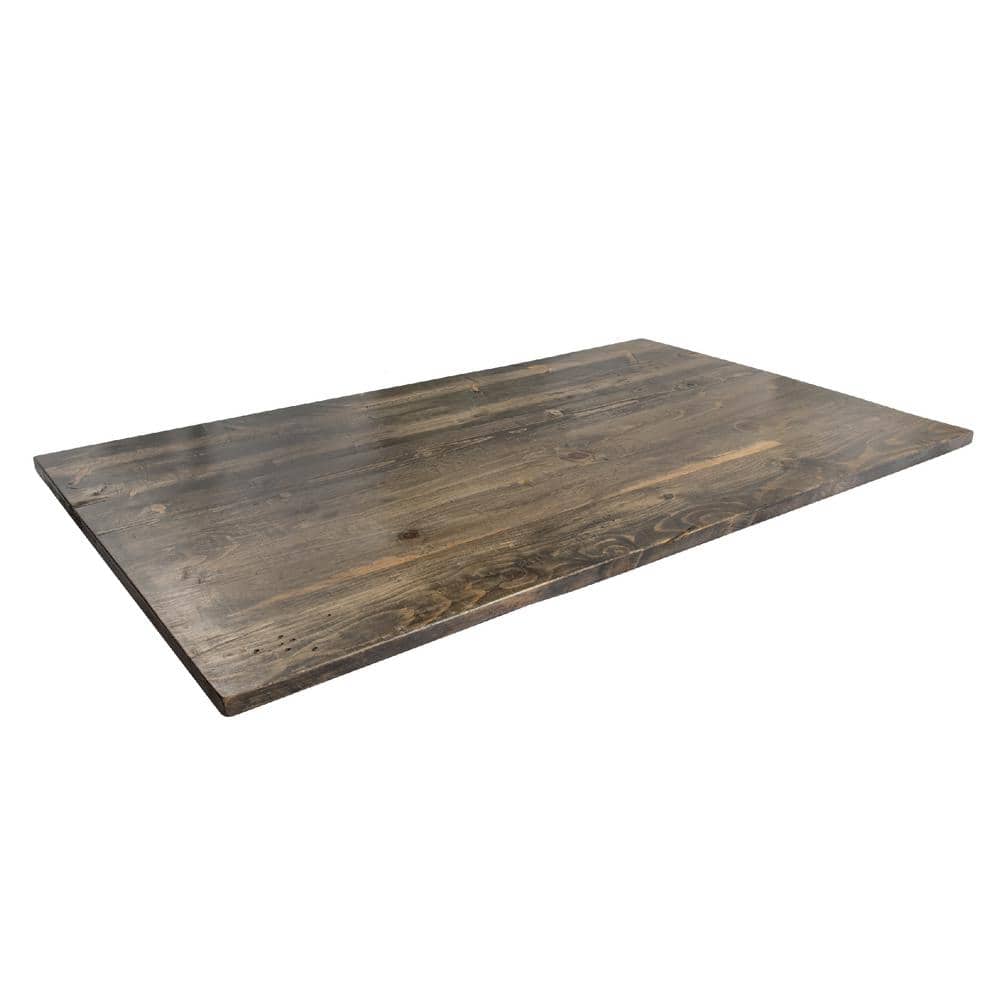 Trail Brown Reclaimed Pine Wood Dining Tabletop
