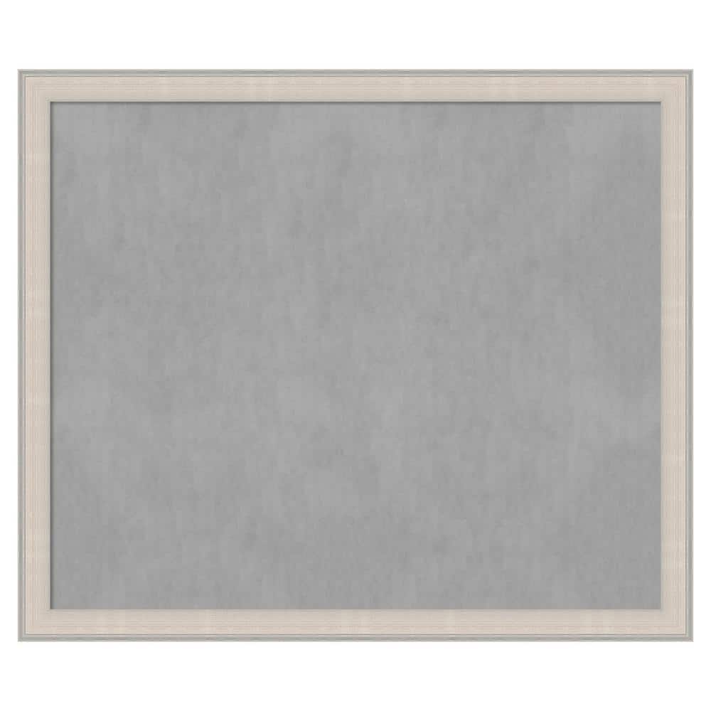 Cottage White Silver 52 in. x 44 in. Framed Magnetic Board price history on PriceWatchPro