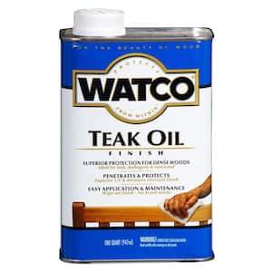 1 Quart Teak Oil in Clear (4 Pack)