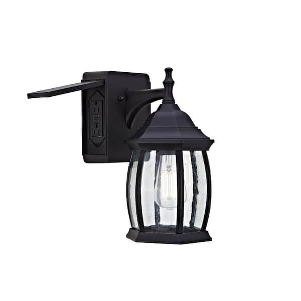 porch light with outlet home depot