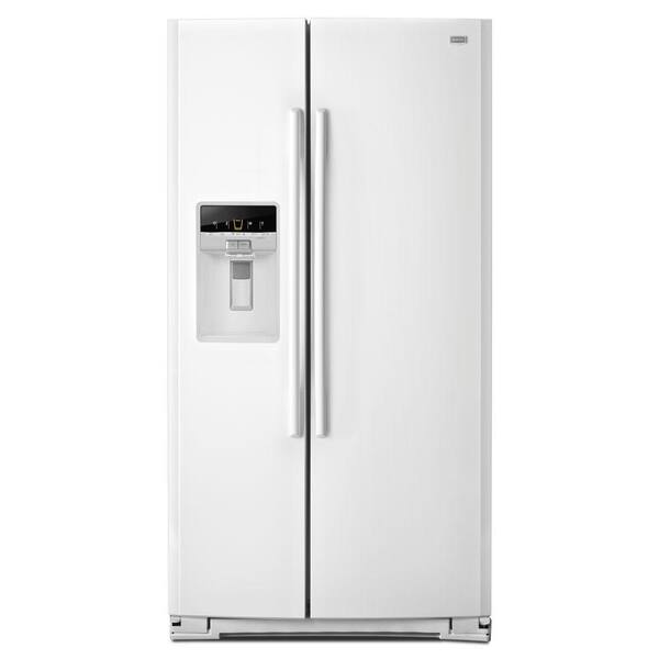 Maytag 26.5 cu. ft. Side by Side Refrigerator in White-DISCONTINUED