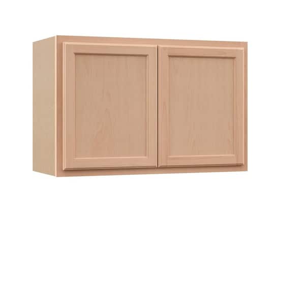 Recessed Panel 36 in. W x 12 in. D x 24 in. H Assembled Wall Bridge Kitchen Cabinet in Unfinished