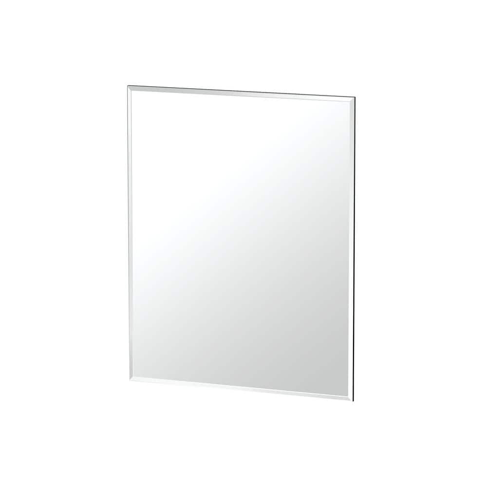 Gatco Flush Mount 24 in. x 19.5 in. Frameless Rectangle Mirror 1803