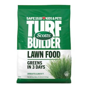 Turf Builder Lawn Food 37.9 lbs. 12,000 sq. ft. 38-0-4 NPK Granular Fertilizer for All Grass Types, Apply Any Season