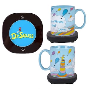 Dr. Seuss Oh, the Places You'll Go Mug Single- Cup Coffee Mug with Mug Warmer for your Coffee Maker