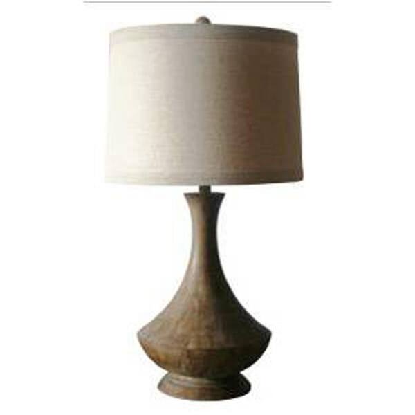 Fangio Lighting 30.5 in. Brown Resin Table Lamp