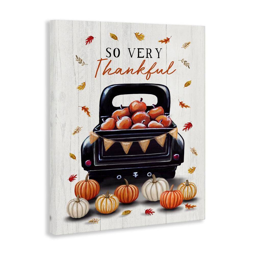 Autumnal So Very Thankful by Elizabeth Tyndall Unframed Travel Graphic Art Print 48 in. x 36 in. price history on PriceWatchPro