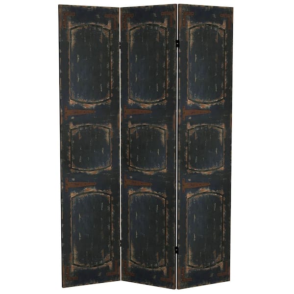 Oriental Furniture Door 6 ft. Printed 3-Panel Room Divider
