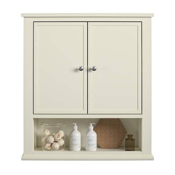 Better Homes & Gardens 24.6 W over the Toilet Space Saver Shelves, for  Kid, Adult Bath Items, White