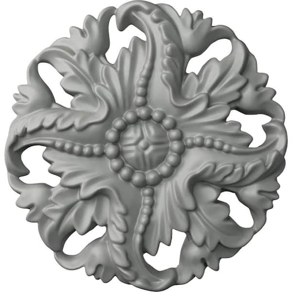 Ekena Millwork 4-7/8 in. x 5/8 in. x 4-7/8 in. Monique Rosette