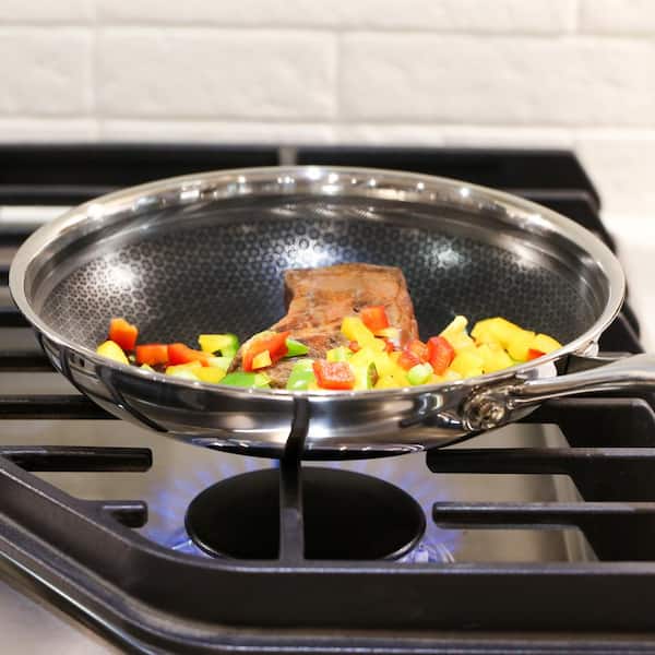 12 Griddle Pan | Stainless Steel Hybrid Cookware | HexClad