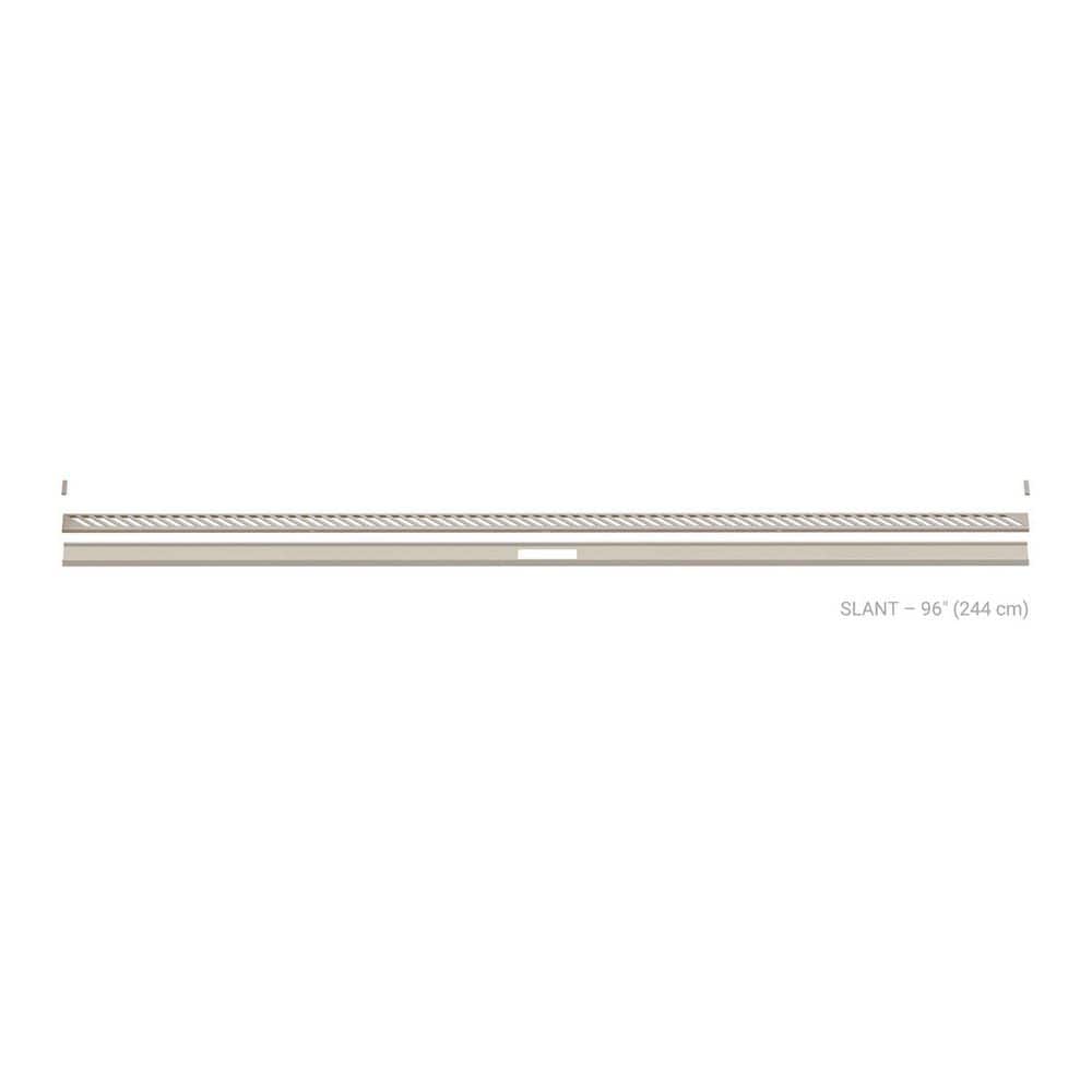 Kerdi-Line-Vario Cream 96 in. Slant Grate and Channel Floor Installation Kit for Accessory price history on PriceWatchPro