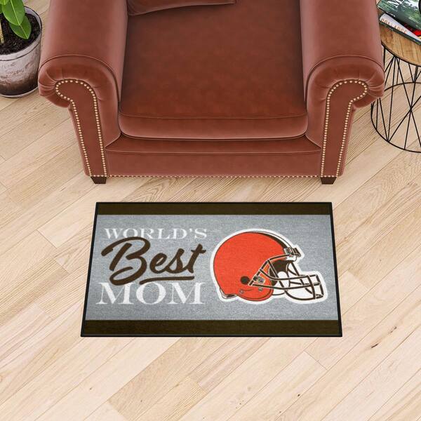 FANMATS Cleveland Browns Starter Mat - World's Best Mom