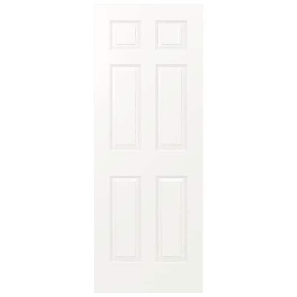 JELD-WEN 28 in. x 80 in. Colonist White Painted Smooth Solid Core Molded Composite MDF Interior Door Slab