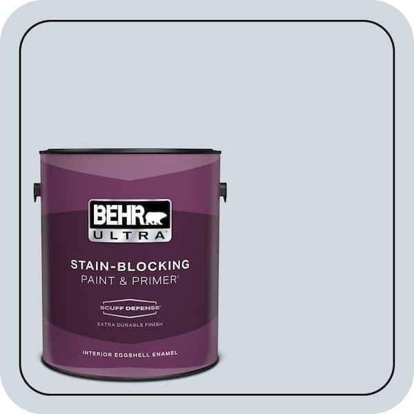 BEHR ULTRA 1 gal. #MQ3-57 Siberian Ice Extra Durable Eggshell Enamel Interior Paint & Primer
