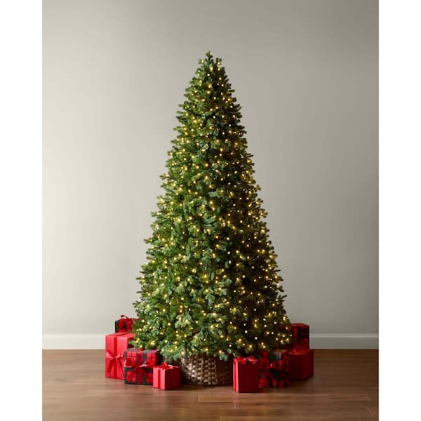 9 ft. Crestline Fir LED Pre-Lit Artificial Christmas Tree