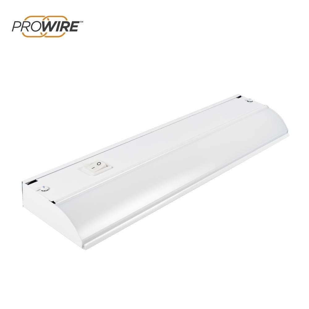 ULTRA PROGRADE ProWire Direct Wire 12 in. LED White Under Cabinet Light  64764-T1 The Home Depot