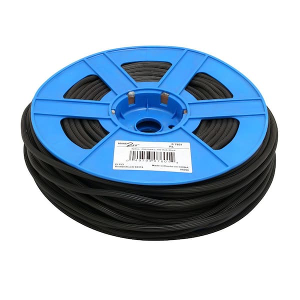 0.230 in. x 250 ft. Roll Black Screen Spline