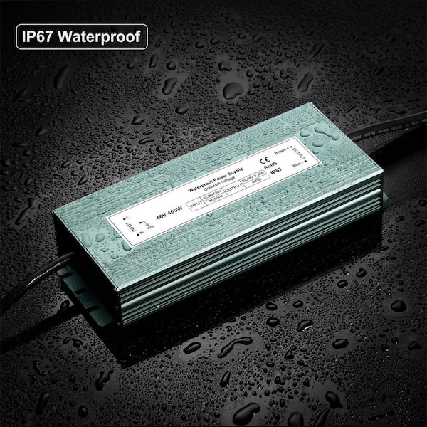 Yichuhaoxi Power Supply 400W 8. 33A Waterproof 110V/120V to 48VDC