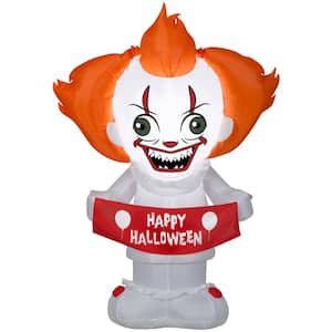 48.03 in. Tall Halloween Inflatable-Stylized Pennywise-SM-Warner Brothers